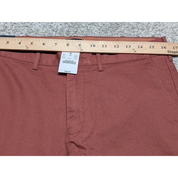 J. Crew Men's Driggs Slim Fit Chinos, Dusty Red, Size 31x30 NWT - Picture 5 of 8